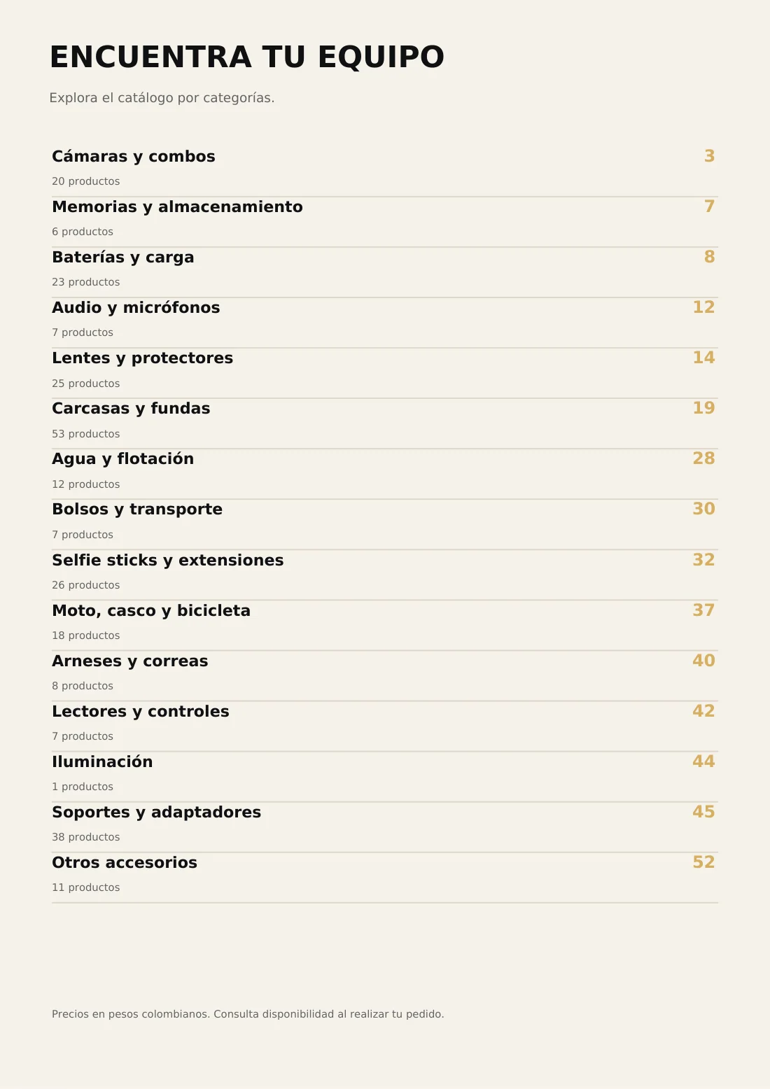 Catálogo LUMY, página 2 de 53